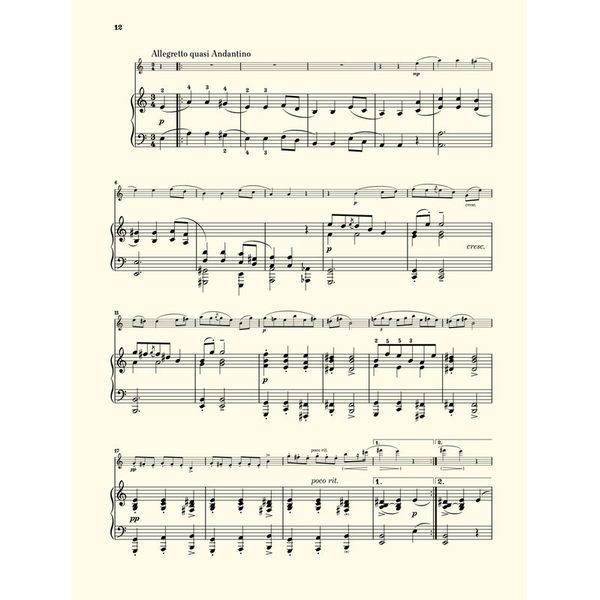 Henle Verlag Grieg Violinsonate F-Dur