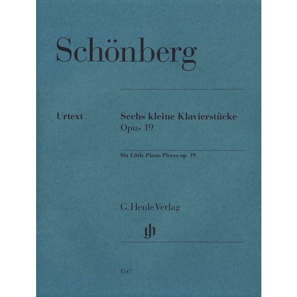 Henle Verlag Schönberg Sechs kleine Klavier