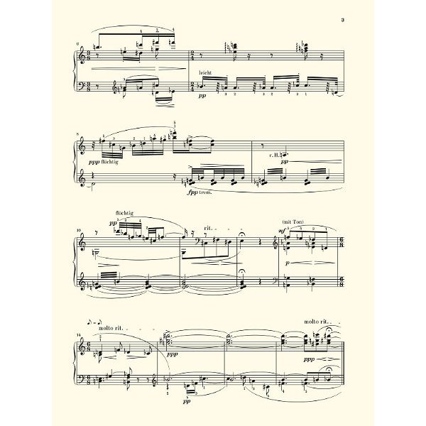 Henle Verlag Schönberg Sechs kleine Klavier