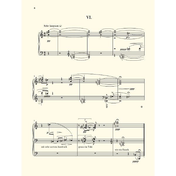 Henle Verlag Schönberg Sechs kleine Klavier