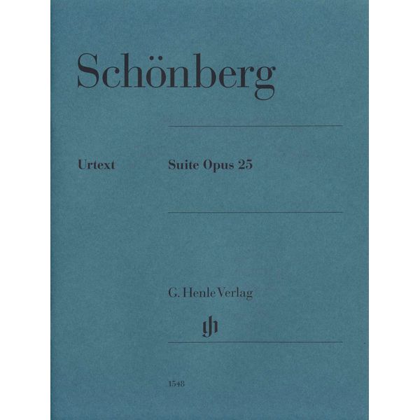 Henle Verlag Schönberg Suite Opus 25