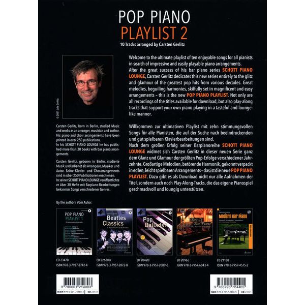 Schott Pop Piano Playlist 2