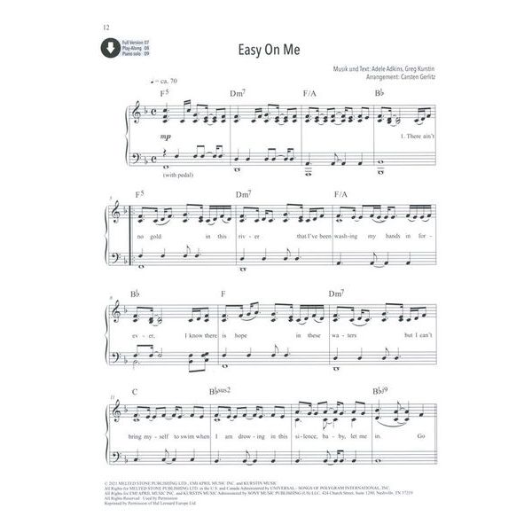Schott Pop Piano Playlist 2