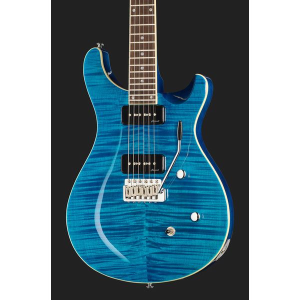 Harley Benton CST-24T P90 Ocean Flame w/Bag