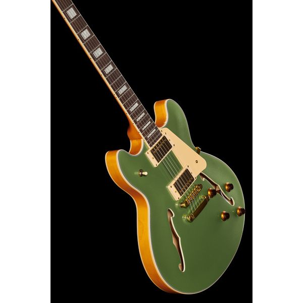 Harley Benton HB-35Plus Metallic Gree w/Bag