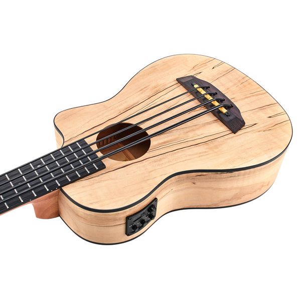 Harley Benton U-Bass Spalted Maple Bundle