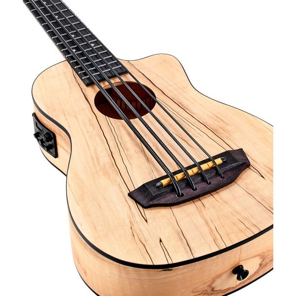 Harley Benton U-Bass Spalted Maple Bundle