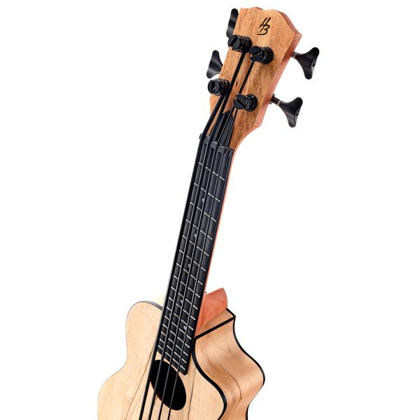 Harley Benton U-Bass Spalted Maple Bundle