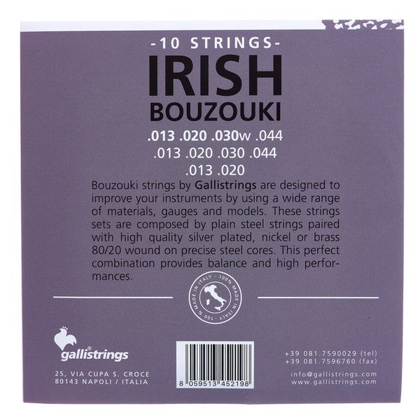Galli Strings BP90 CM Irish Bouzouki Strings
