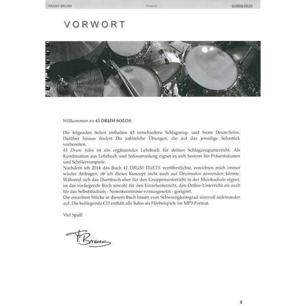 Leu Verlag 43 Drum Solos