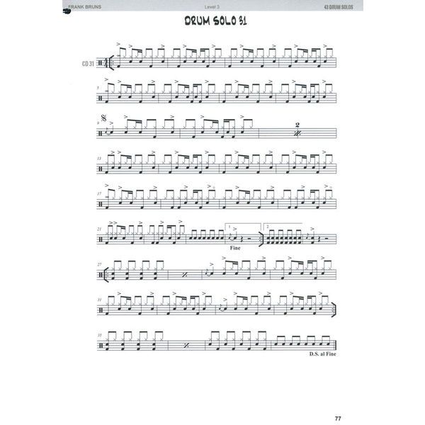 Leu Verlag 43 Drum Solos