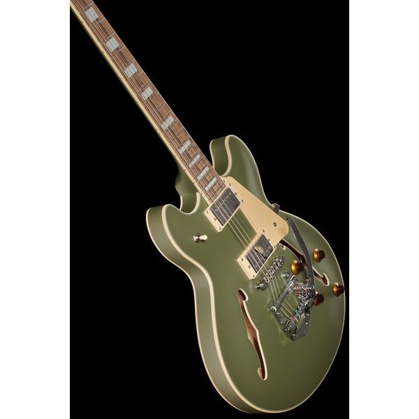 Harley Benton HB-35Plus Tremlo Olive Drab