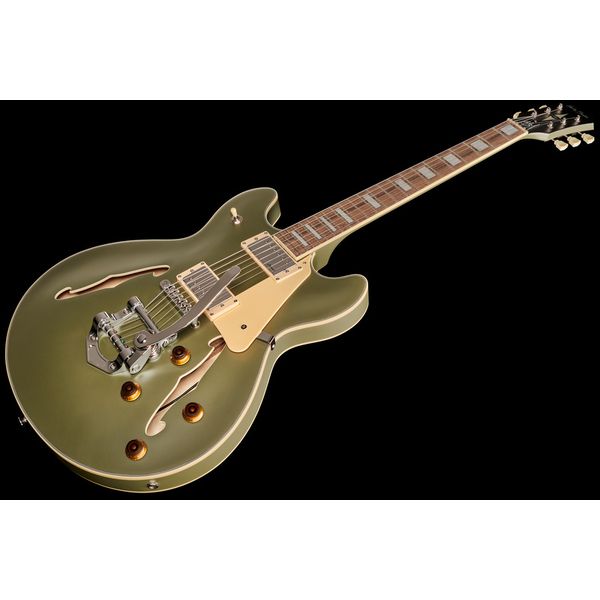 Harley Benton HB-35Plus Tremlo Olive Drab