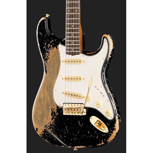 Fender 63 Strat BLK Ultra Relic MBJS