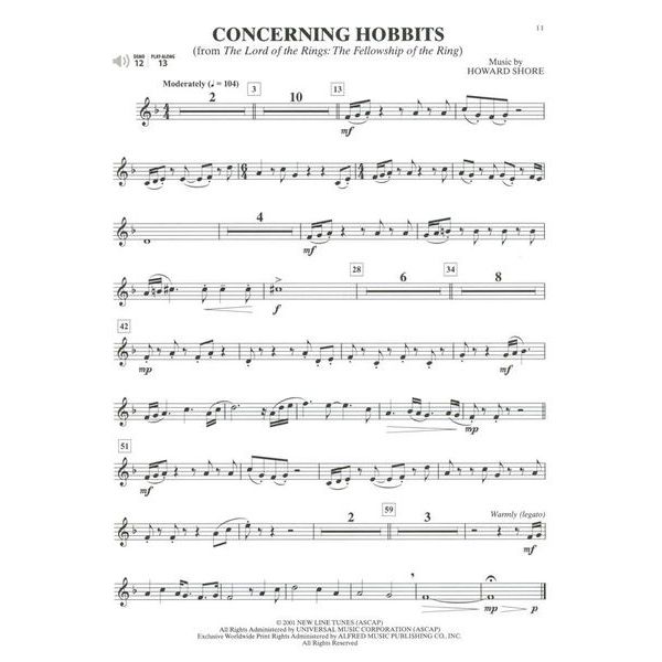 Alfred Music Publishing Ultimate Movie Solos Horn