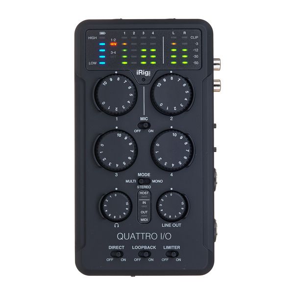 IK Multimedia iRig Pro Quattro I/O Deluxe