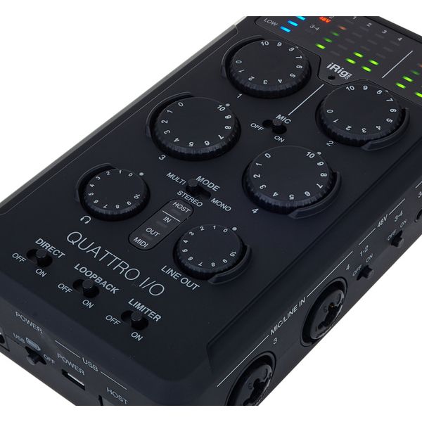 IK Multimedia iRig Pro Quattro I/O Deluxe