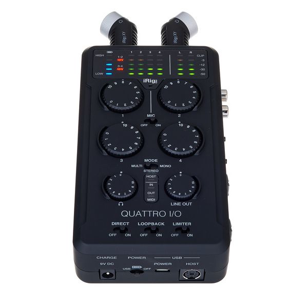 IK Multimedia iRig Pro Quattro I/O Deluxe