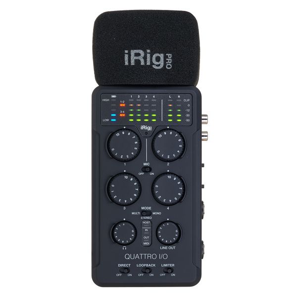 IK Multimedia iRig Pro Quattro I/O Deluxe