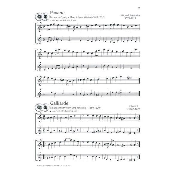 Schott Baroque Dances Recorder