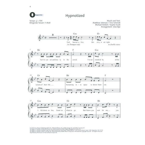 Schott Pop For Trumpet 4