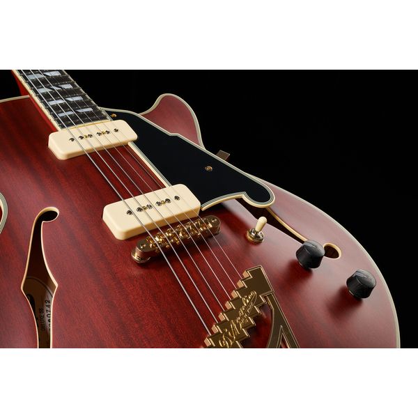 DAngelico Deluxe SS Satin Trans Wine