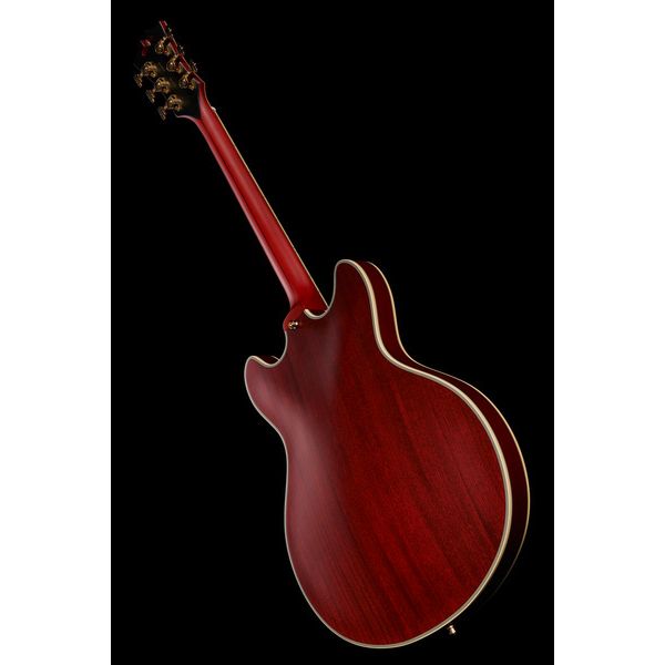 DAngelico Deluxe DC Satin Trans Wine