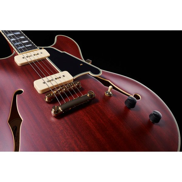 DAngelico Deluxe DC Satin Trans Wine