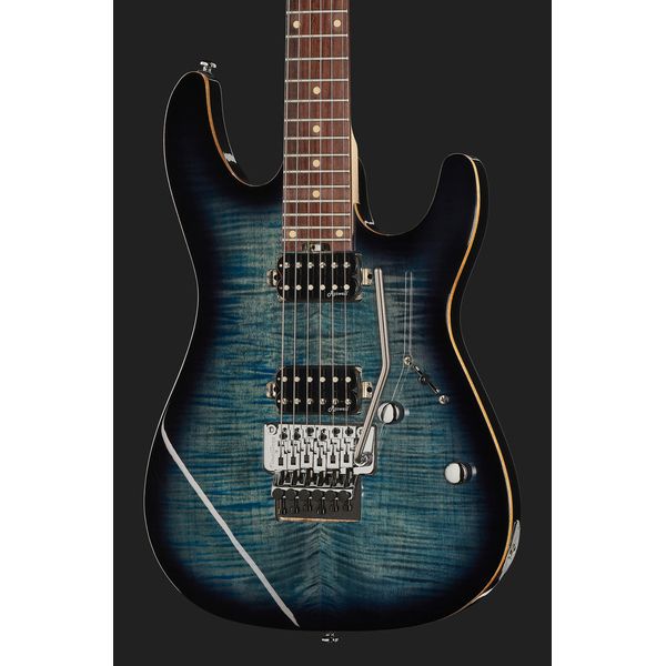 Harley Benton Fusion-III HH FR EB FBL Bundle