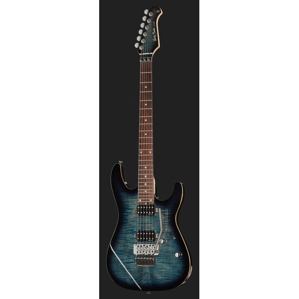 Harley Benton Fusion-III HH FR EB FBL w/Case