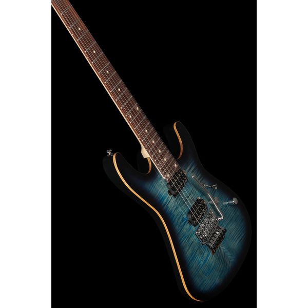 Harley Benton Fusion-III HH FR EB FBL w/Case