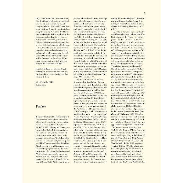 Henle Verlag Brahms 3 Intermezzi Klavier