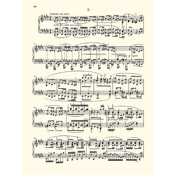 Henle Verlag Brahms 3 Intermezzi Klavier