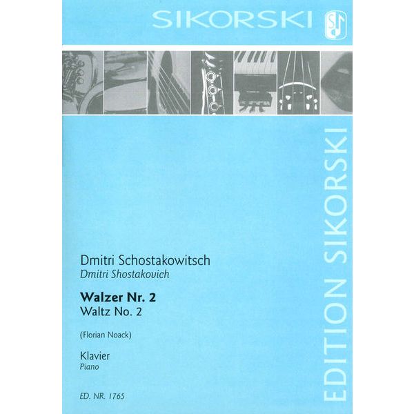 Sikorski Musikverlage Schostakowitsch Walzer 2 Piano