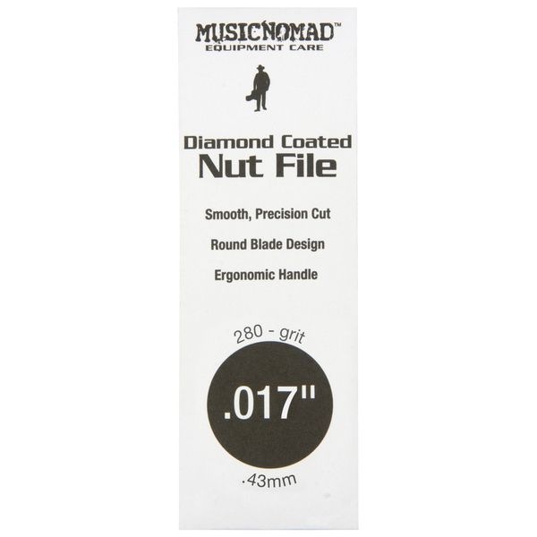 MusicNomad Diamond Coated Nut File .017"