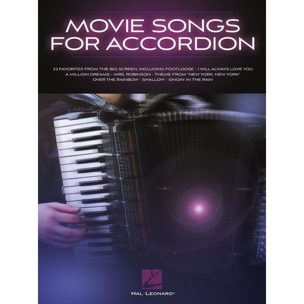 Hal Leonard Movie Songs for Accordion