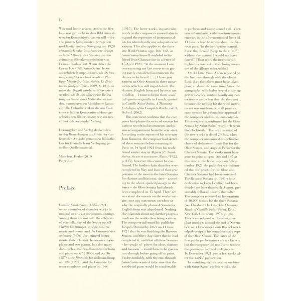Henle Verlag Saint-Saëns Klarinettensonate