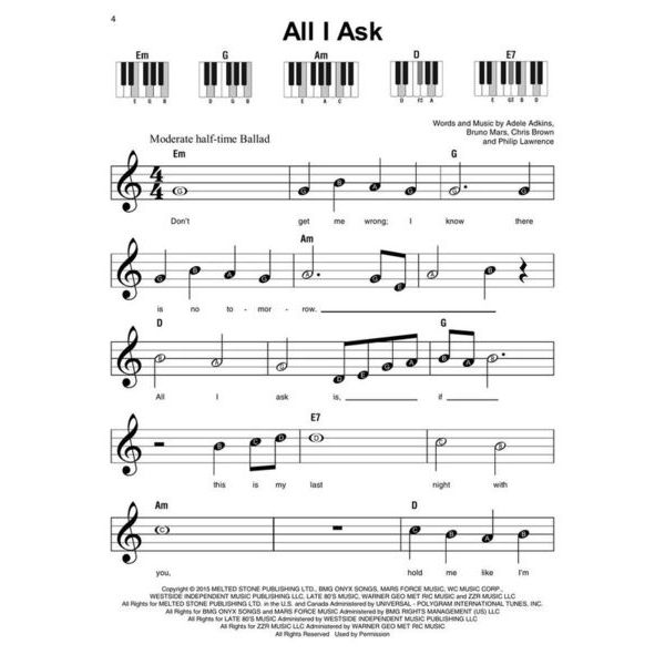 Hal Leonard Adele Super Easy