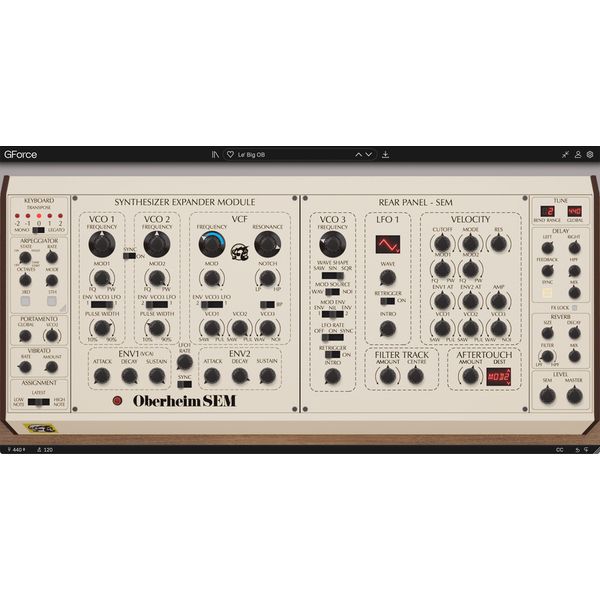 GForce Oberheim SEM
