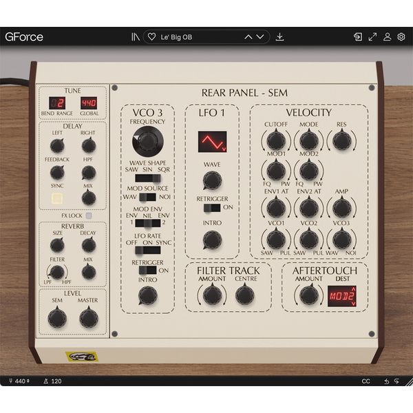 GForce Oberheim SEM