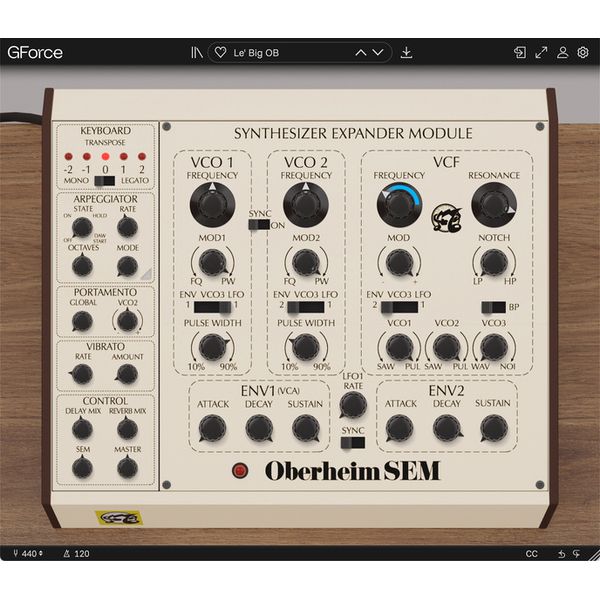 GForce Oberheim SEM