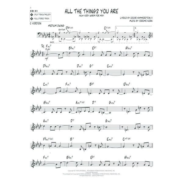 Hal Leonard Jazz Play-Along Jazz Standards