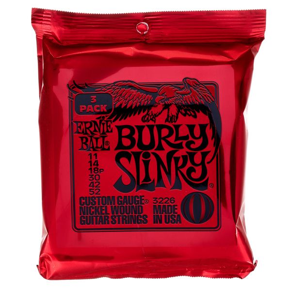 Ernie Ball Burly Slinky 3-pack 3226