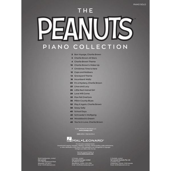 Hal Leonard The Peanuts Piano Collection