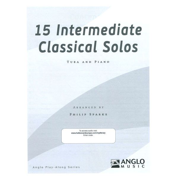 Anglo Music Intermed.Classical Solos Tuba