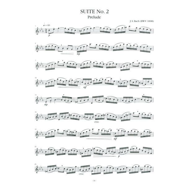 Advance Music Bach 6 Suiten Saxophone