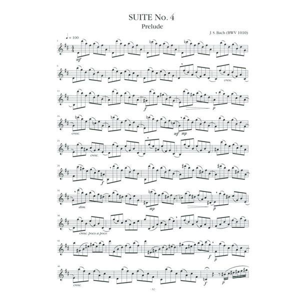 Advance Music Bach 6 Suiten Saxophone