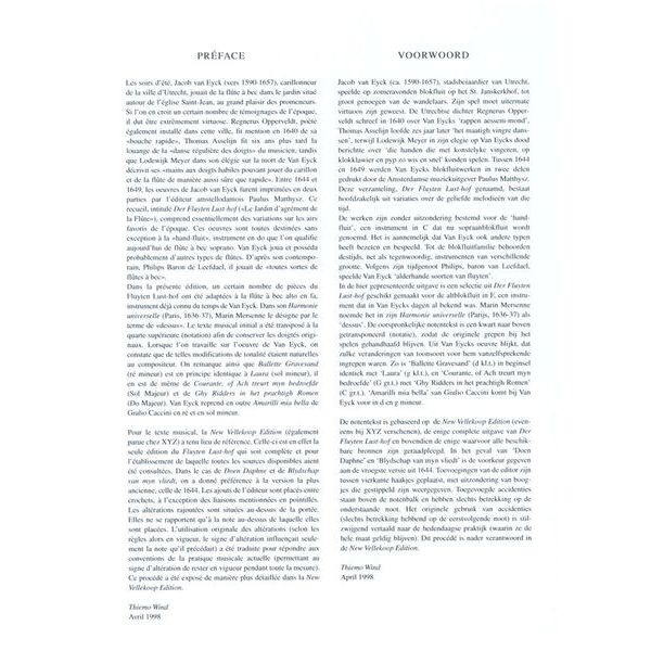 Musikverlag XYZ Van Eyck Fluyten Lusthof Alt