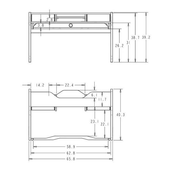 Studio Desk Harmony Desk All Black