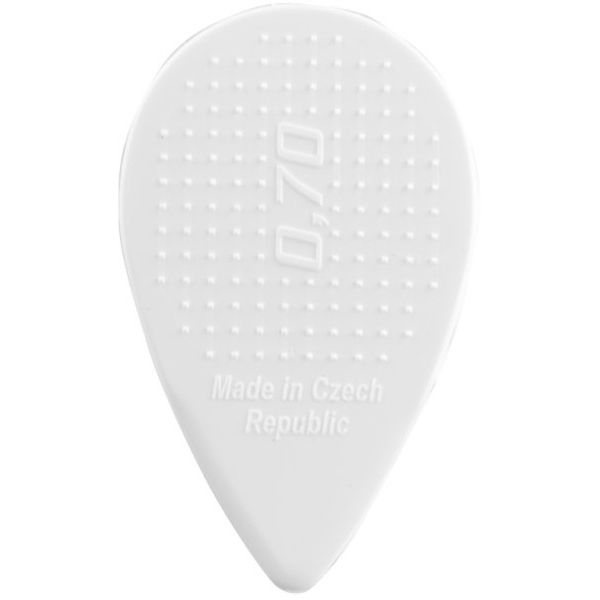 D-Grip Picks Balkan Form Nylon White 0,70